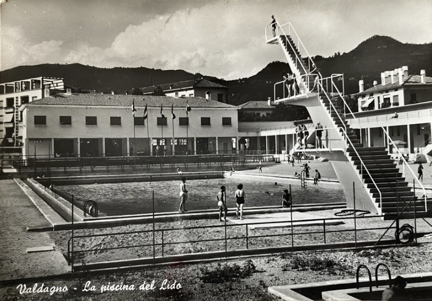 Piscina del Lido della Città Sociale di Valdagno ideata negli anni '30